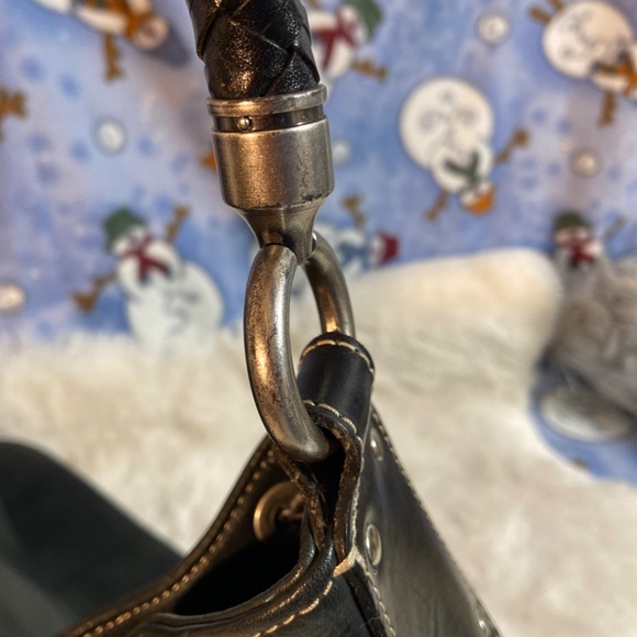 Fossil Black Sausalito Drawstring Shoulder Bag - Picture 8 of 9